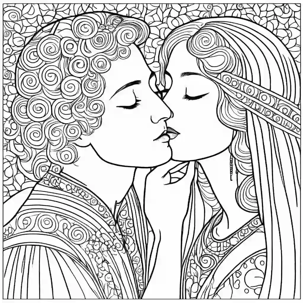 Famous Paintings_The Kiss by Gustav Klimt_2460.webp